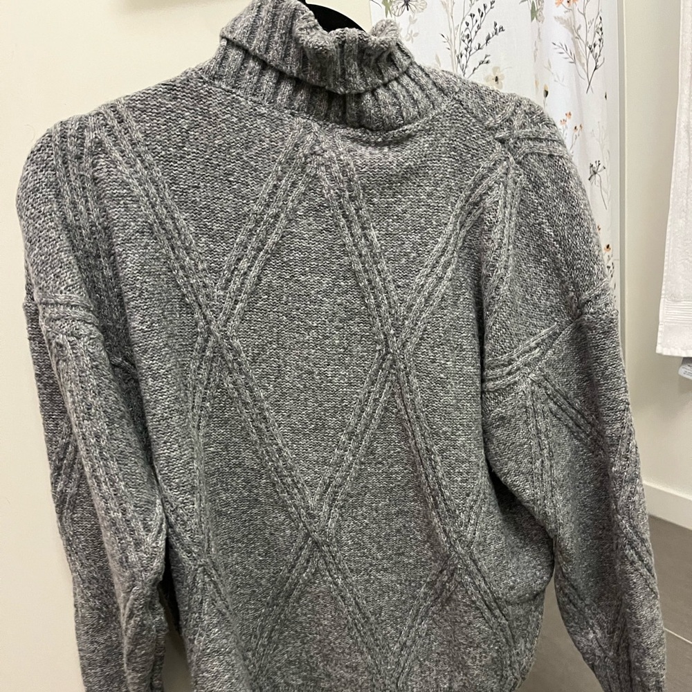 Grey acrylic sweater